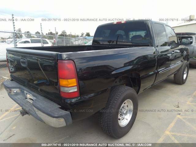 2GCEC19T0Y1338885 - 2000 CHEVROLET SILVERADO C1500 BLACK photo 4