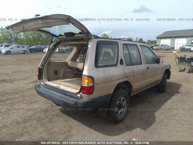 JN8AR05Y9VW132773 - 1997 NISSAN PATHFINDER LE/SE/XE Champagne photo 4