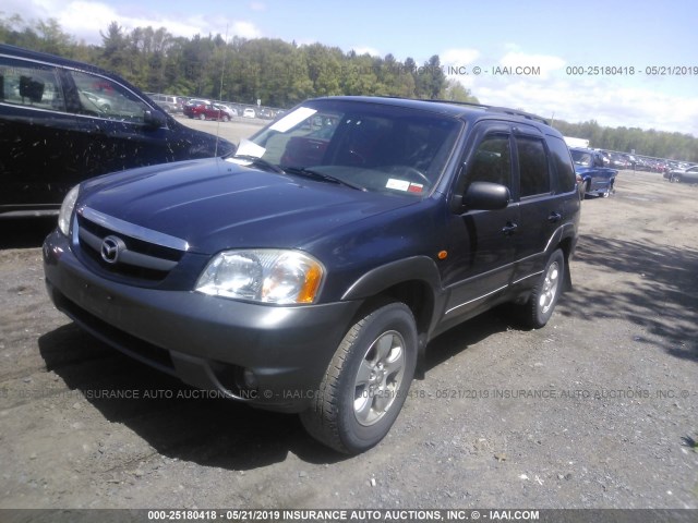 4F2CZ94193KM56274 - 2003 MAZDA TRIBUTE LX BLUE photo 2