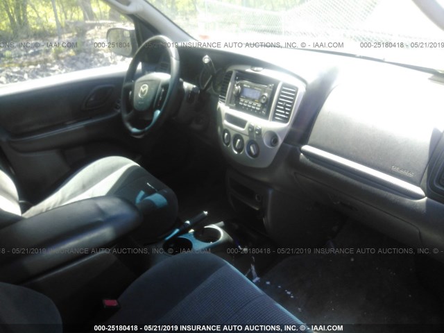 4F2CZ94193KM56274 - 2003 MAZDA TRIBUTE LX BLUE photo 5