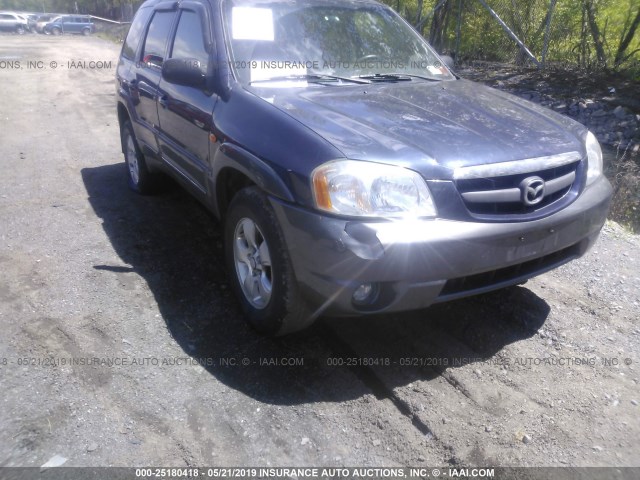 4F2CZ94193KM56274 - 2003 MAZDA TRIBUTE LX BLUE photo 6