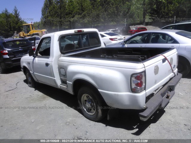 1FTCR10A0VPA88046 - 1997 FORD RANGER WHITE photo 3