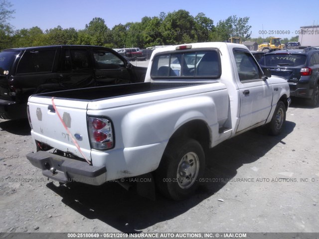 1FTCR10A0VPA88046 - 1997 FORD RANGER WHITE photo 4