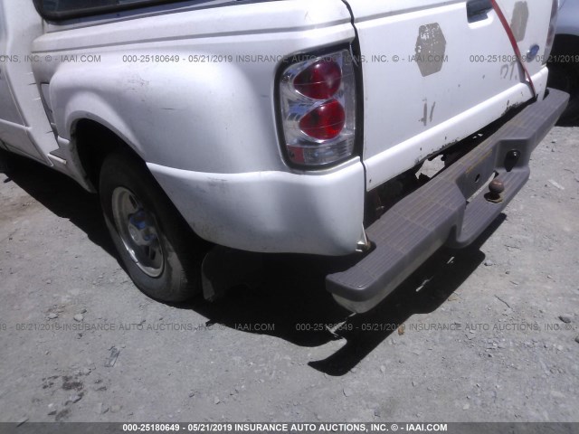 1FTCR10A0VPA88046 - 1997 FORD RANGER WHITE photo 6