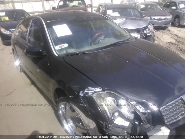 1N4BA41E26C858557 - 2006 NISSAN MAXIMA SE/SL BLACK photo 1