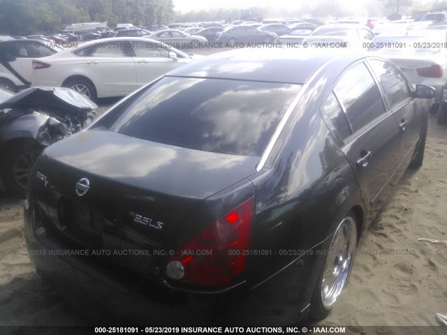 1N4BA41E26C858557 - 2006 NISSAN MAXIMA SE/SL BLACK photo 4