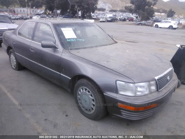 JT8UF11E3M0049195 - 1991 LEXUS LS 400 BROWN photo 1