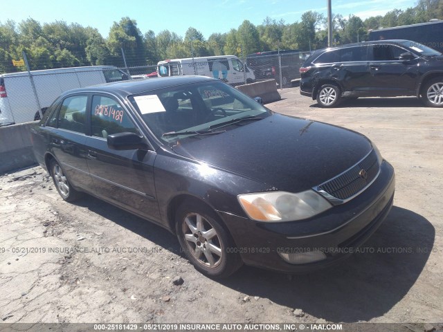 4T1BF28B61U147762 - 2001 TOYOTA AVALON XL/XLS BLACK photo 1