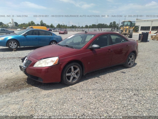 1G2ZH57N194124495 - 2009 PONTIAC G6 GT MAROON photo 2