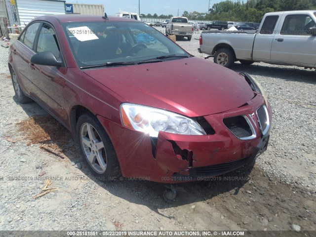 1G2ZH57N194124495 - 2009 PONTIAC G6 GT MAROON photo 6