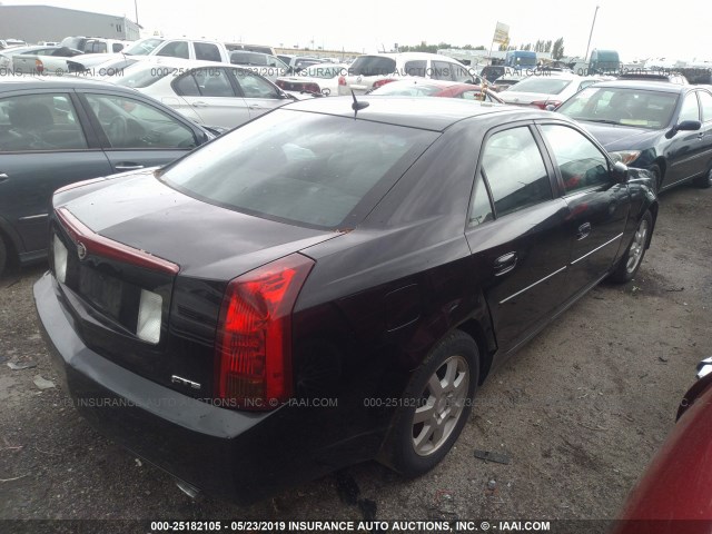 1G6DP577460119176 - 2006 CADILLAC CTS HI FEATURE V6 BLACK photo 4