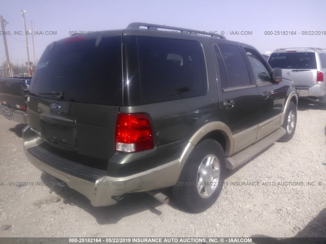 1FMFU18555LA95306 - 2005 FORD EXPEDITION EDDIE BAUER GREEN photo 4