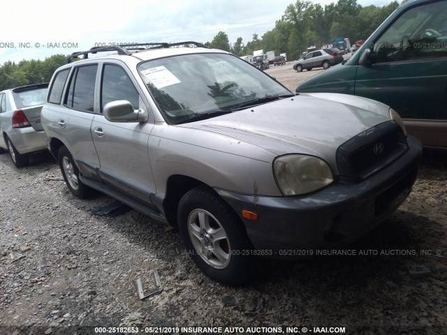 KM8SC73D53U425505 - 2003 HYUNDAI SANTA FE GLS/LX SILVER photo 1