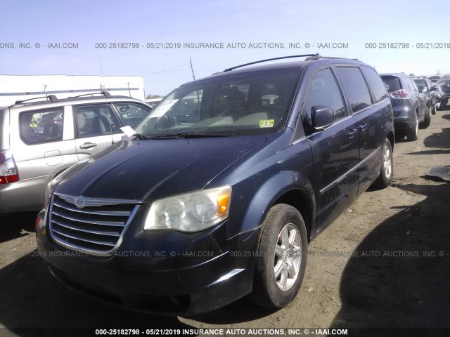2A8HR54109R550433 - 2009 CHRYSLER TOWN & COUNTRY TOURING BLUE photo 2