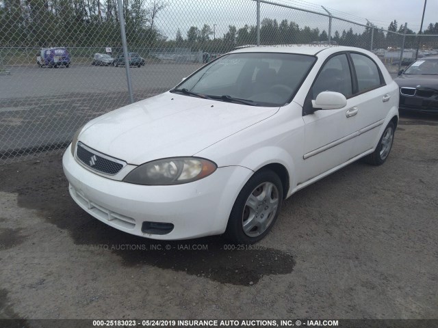 KL5JD66Z66K426926 - 2006 SUZUKI RENO WHITE photo 2