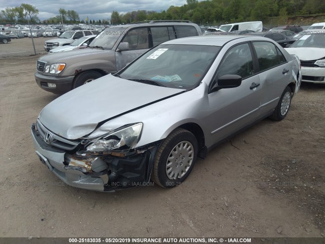 1HGCM56167A094440 - 2007 HONDA ACCORD VALUE GRAY photo 2