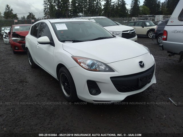 JM1BL1L81C1620541 - 2012 MAZDA 3 I WHITE photo 1