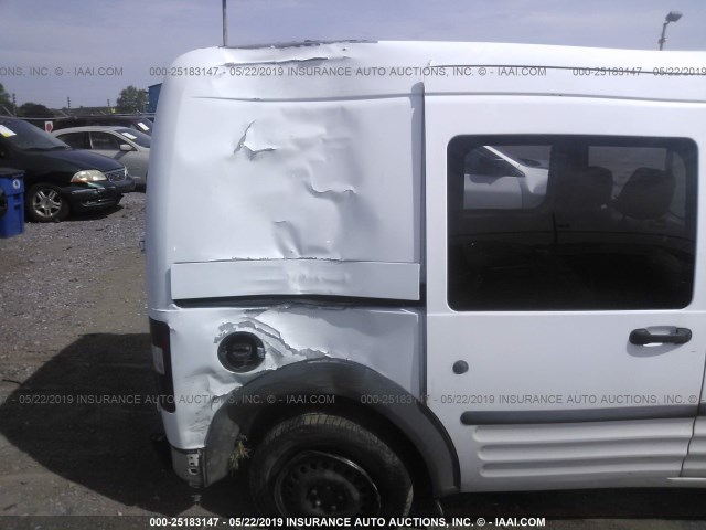 NM0LS6AN0BT045748 - 2011 FORD TRANSIT CONNECT XL WHITE photo 6