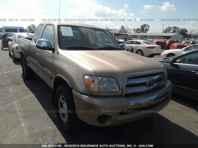 5TBRU34136S474037 - 2006 TOYOTA TUNDRA ACCESS CAB SR5 TAN photo 1