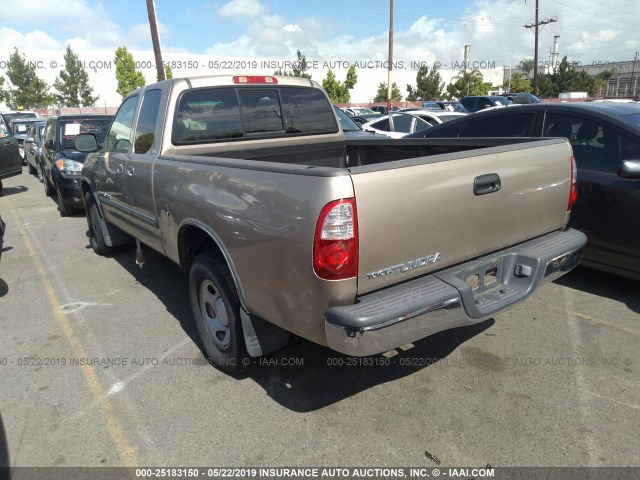 5TBRU34136S474037 - 2006 TOYOTA TUNDRA ACCESS CAB SR5 TAN photo 3