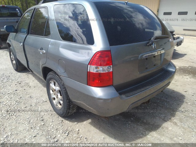 2HNYD18821H512499 - 2001 ACURA MDX TOURING BLUE photo 6