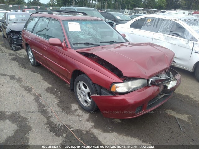 4S3BK6554S7319986 - 1995 SUBARU LEGACY LS/LSI RED photo 1