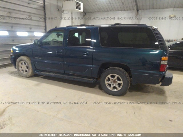 1GKFK66U36J103342 - 2006 GMC YUKON XL DENALI BLUE photo 3