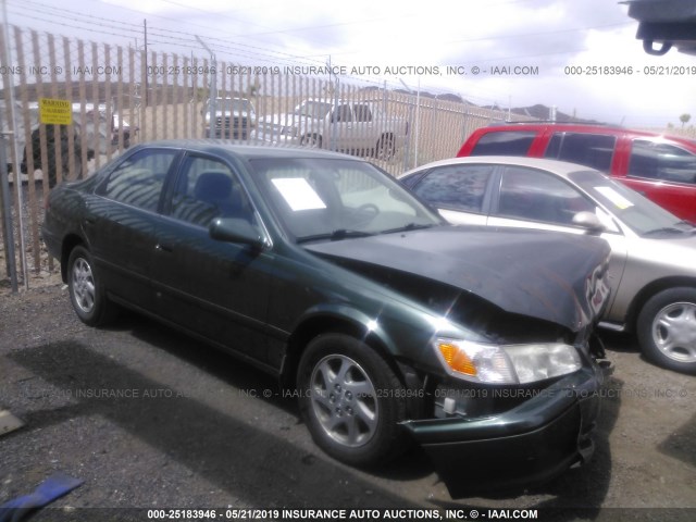 JT2BF22K810292850 - 2001 TOYOTA CAMRY CE/LE/XLE GREEN photo 1