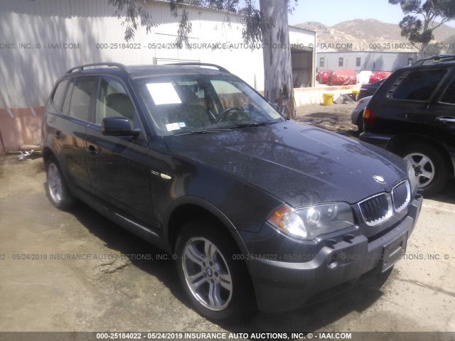 WBXPA93465WD14521 - 2005 BMW X3 3.0I BLACK photo 1