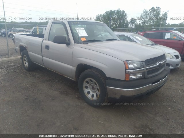 1GCEC14X55Z155026 - 2005 CHEVROLET SILVERADO C1500 BEIGE photo 1