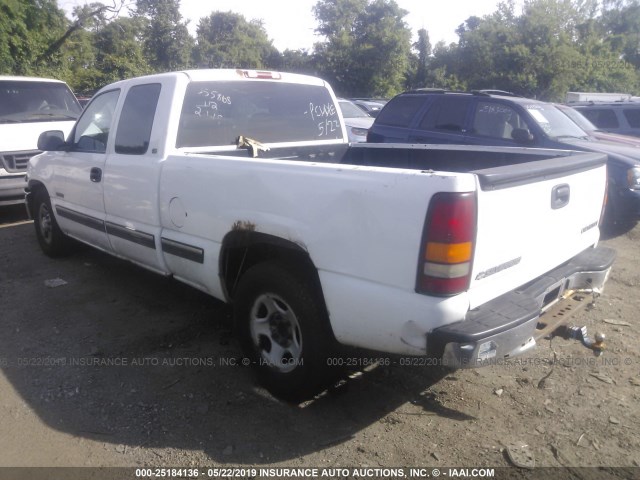 2GCEC19V0Y1259007 - 2000 CHEVROLET SILVERADO C1500 WHITE photo 3