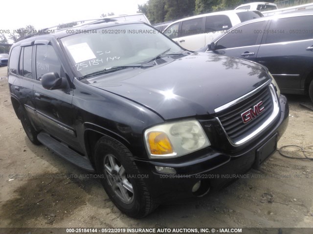 1GKDS13S522451757 - 2002 GMC ENVOY BLACK photo 1