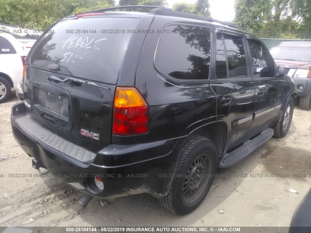 1GKDS13S522451757 - 2002 GMC ENVOY BLACK photo 4