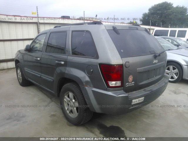 1J8GR48K07C566419 - 2007 JEEP GRAND CHEROKEE LAREDO/COLUMBIA/FREEDOM 灰色 照片 3