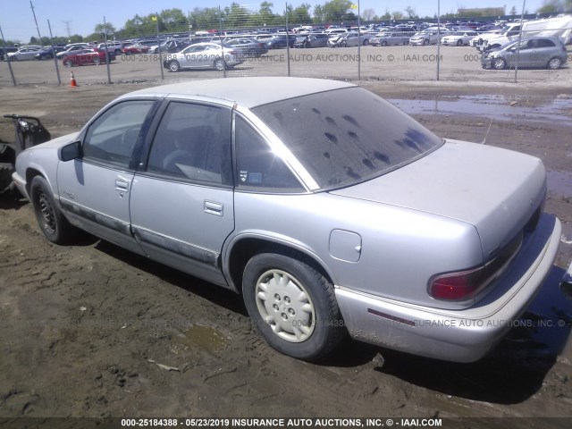 2G4WB52M9S1433949 - 1995 BUICK REGAL CUSTOM SILVER photo 3