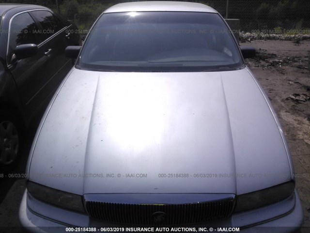 2G4WB52M9S1433949 - 1995 BUICK REGAL CUSTOM SILVER photo 6