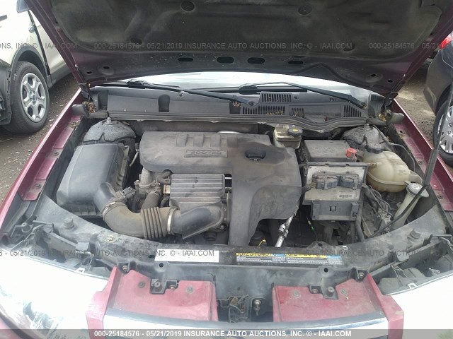 1G8AZ55F66Z208547 - 2006 SATURN ION LEVEL 2 红色 照片 10