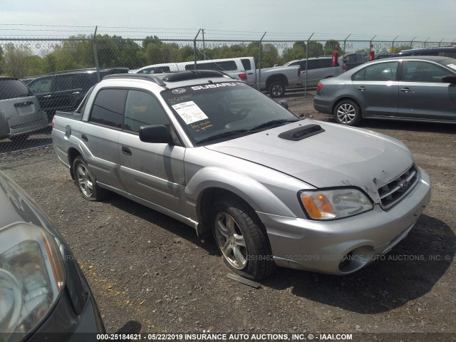 4S4BT62C067102159 - 2006 SUBARU BAJA SPORT SILVER photo 1