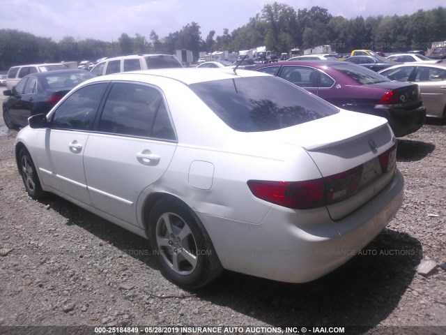 JHMCN364X5C011232 - 2005 HONDA ACCORD HYBRID WHITE photo 3