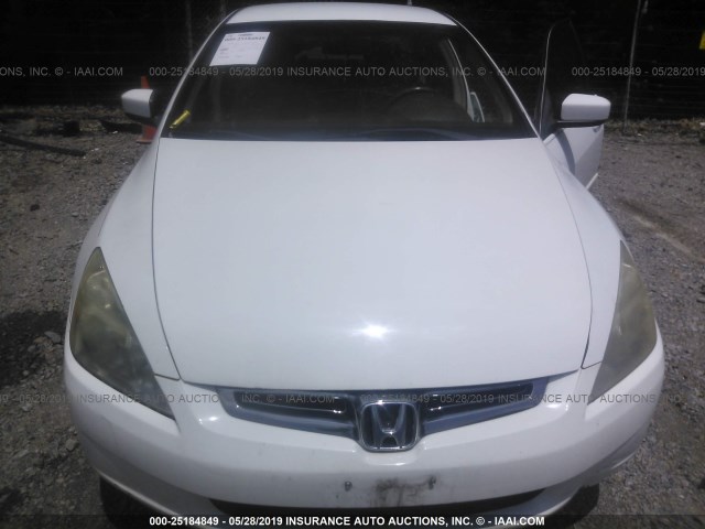 JHMCN364X5C011232 - 2005 HONDA ACCORD HYBRID WHITE photo 6