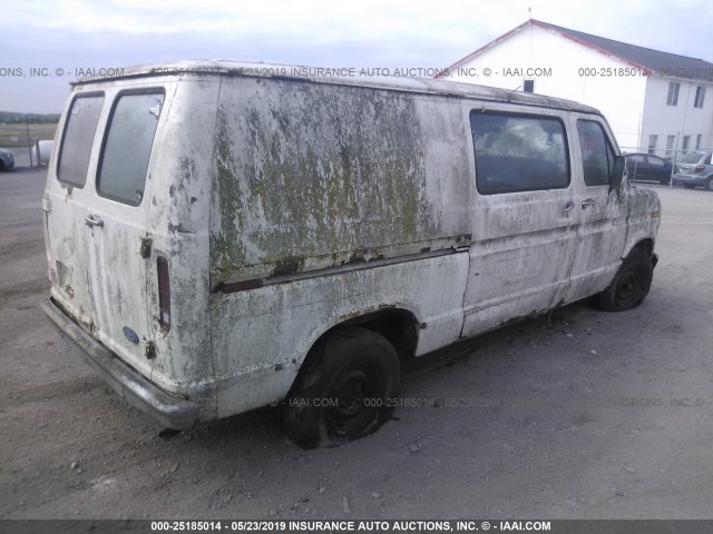 1FTDE14Y9FHA38541 - 1985 FORD ECONOLINE E150 VAN WHITE photo 4