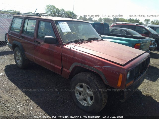 1J4FF28S9XL593516 - 1999 JEEP CHEROKEE SE RED photo 1