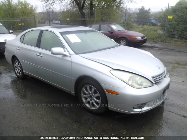 JTHBF30G920065548 - 2002 LEXUS ES 300 SILVER photo 1