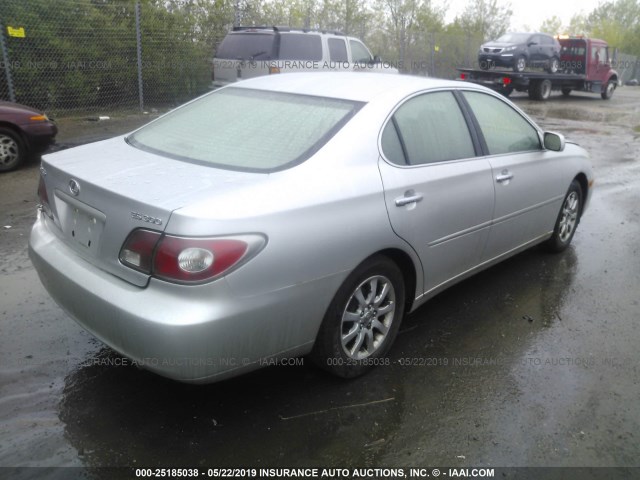 JTHBF30G920065548 - 2002 LEXUS ES 300 SILVER photo 4