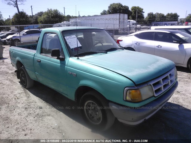 1FTCR10A6RPA59348 - 1994 FORD RANGER GREEN photo 1