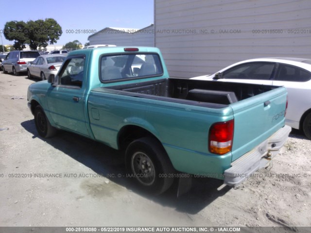 1FTCR10A6RPA59348 - 1994 FORD RANGER GREEN photo 3