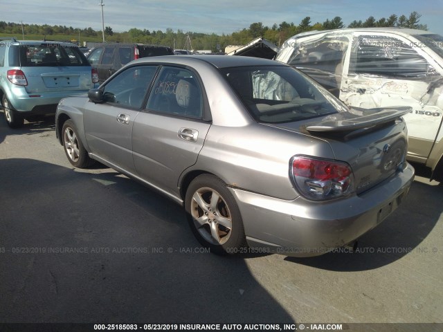 JF1GD676X6G516209 - 2006 SUBARU IMPREZA 2.5I SILVER photo 3