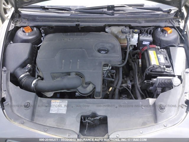 1G1ZA5EU4BF309007 - 2011 CHEVROLET MALIBU LS GRAY photo 10