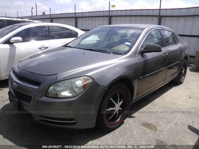 1G1ZA5EU4BF309007 - 2011 CHEVROLET MALIBU LS GRAY photo 2