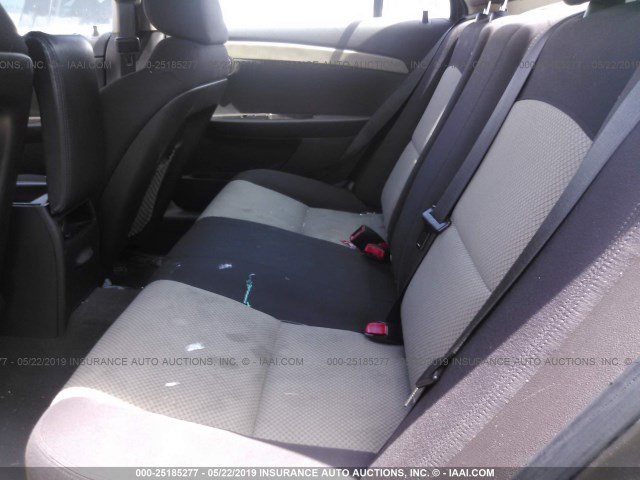 1G1ZA5EU4BF309007 - 2011 CHEVROLET MALIBU LS GRAY photo 8